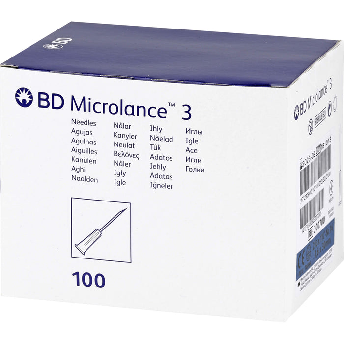 BD MICROLANCE 23g KAN 1 1/4, 100 St. Kanülen