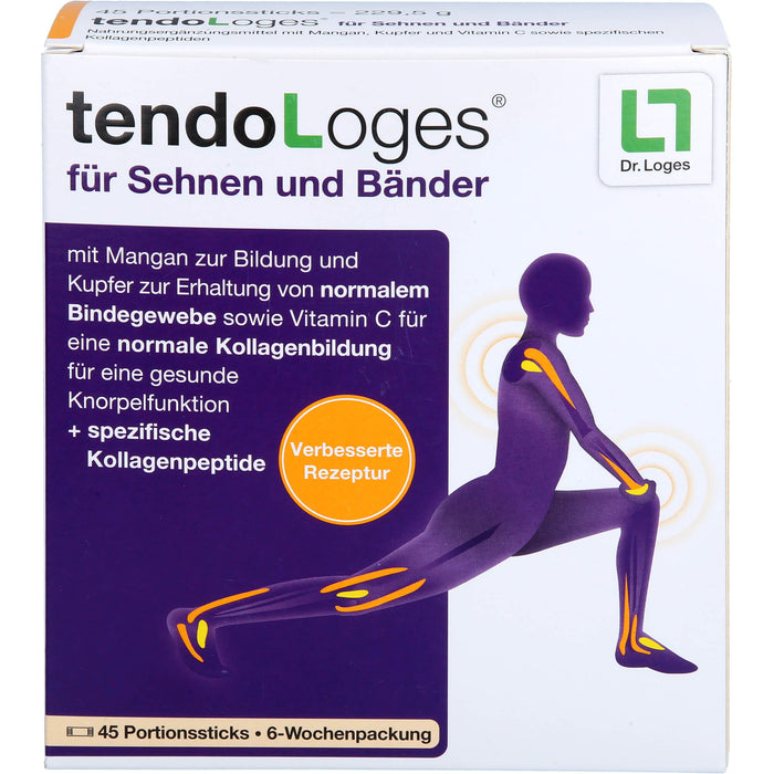 TendoLoges Pulver  für Sehnen und Bänder, 45 St. Sticks