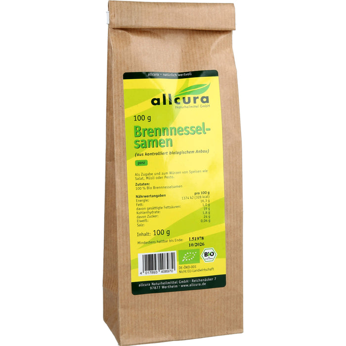 Allcura Brennnesselsamen Bio, 100 g Samen