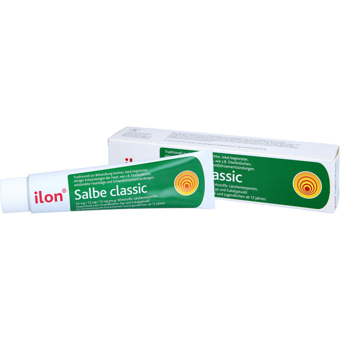ilon Salbe classic bei leichten eitrigen Entzündungen der Haut, 50 g Salbe
