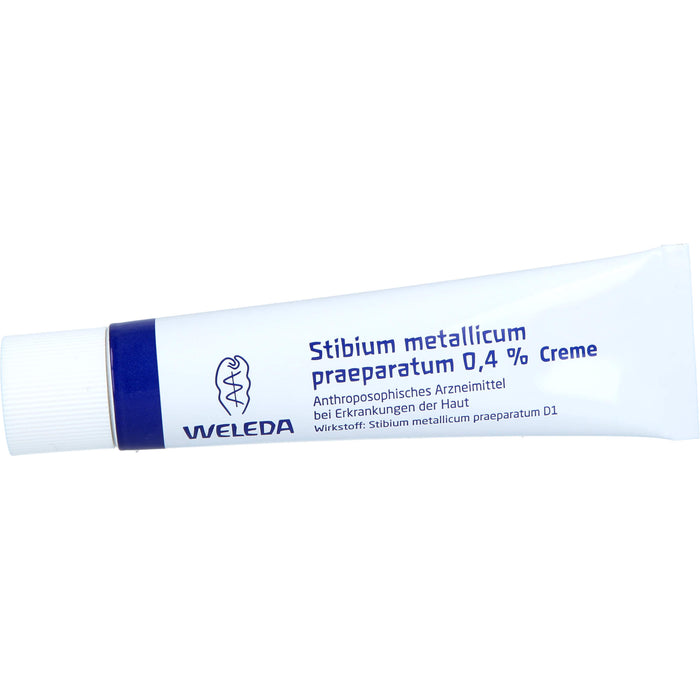 WELEDA Stibium metallicum praeparatum 0.4% Creme bei Erkrankungen der Haut, 25 g Creme