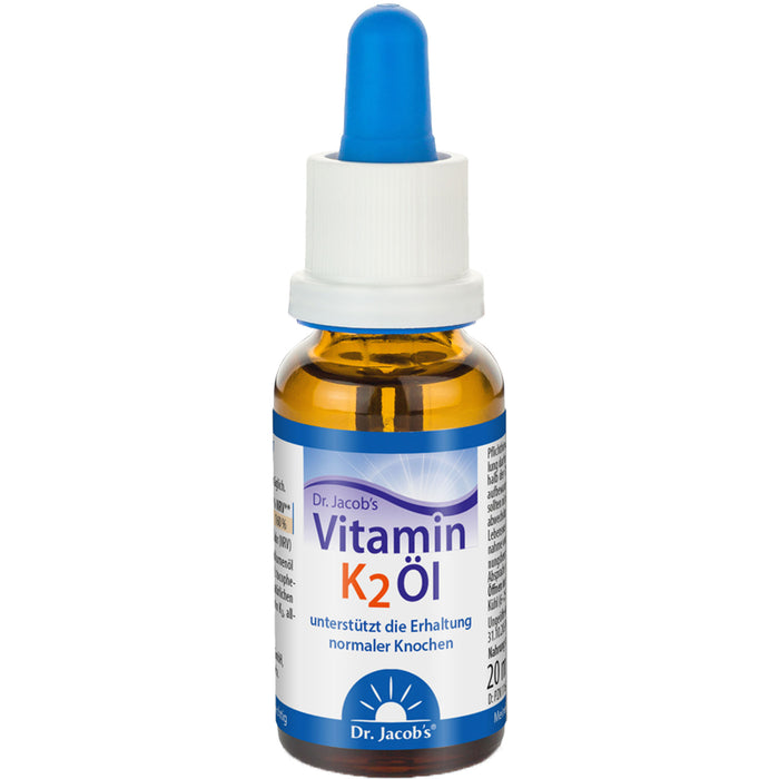 Dr. Jacob's Vitamin K2 Öl, 20 ml Lösung