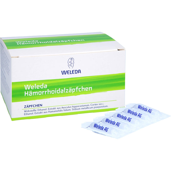 WELEDA Hämorrhoidalzäpfchen, 50 St. Zäpfchen