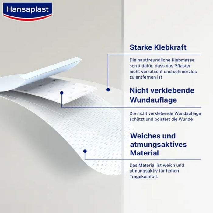 Hansaplast Wundverband Steril Sensitive 6x7cm, 5 St. Pflaster
