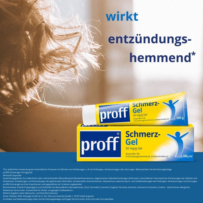 proff Schmerzgel, 50 mg/g Gel, 100 g Gel