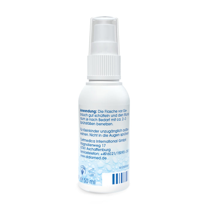 aldiamed Mundspray Gelfluid Speichelergänzung bei Mundtrockenheit, 50 ml Lösung