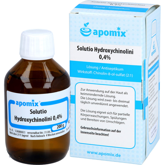 Apomix Solutio Hydroxychinolini 0,4 % Lösung, 200 ml Lösung
