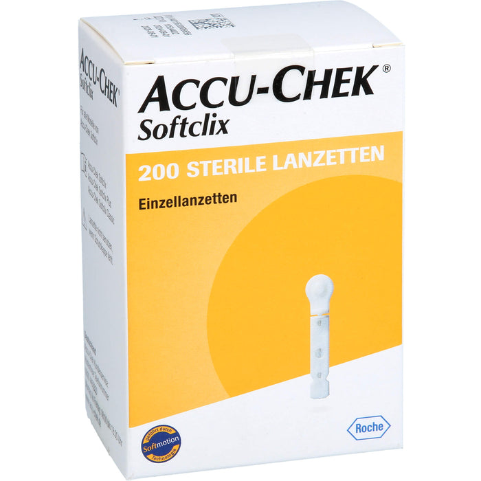 ACCU CHEK SOFTCLIX LANCET, 200 St LAN