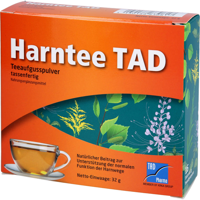 Harntee TAD Teeaufgusspulver, 16 St. Sticks
