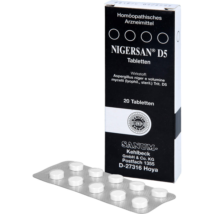 SANUM-KEHLBECK Nigersan D5 Tabletten, 20 St. Tabletten