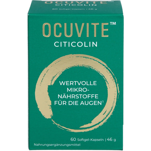 OCUVITE Citicolin Softgel-Kapseln wertvolle Mikronährstoffe für die Augen, 60 St. Kapseln