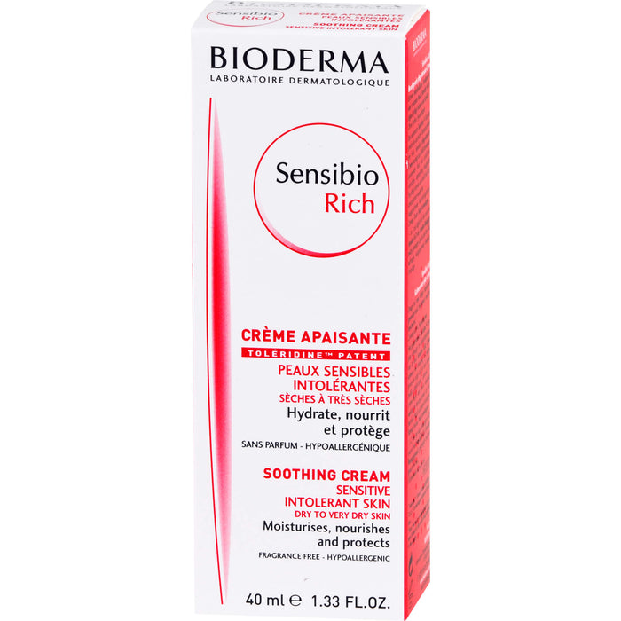 BIODERMA Sensibio Riche Creme, 40 ml Creme