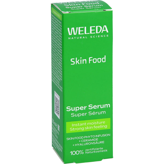 WELEDA Skin Food Super Serum für intensive Feuchtigkeit und einen strahlenden Glow, 30 ml Lösung