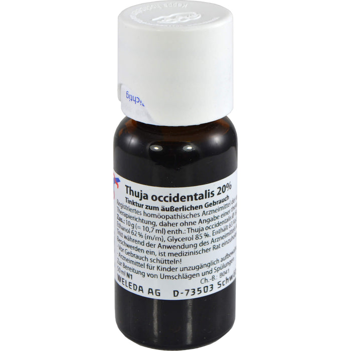 Thuja occidentalis 20% äusserlich WELEDA Tinkt., 50 ml Lösung