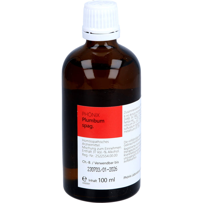 PHÖNIX Plumbum spag. Tropfen, 100 ml Mischung