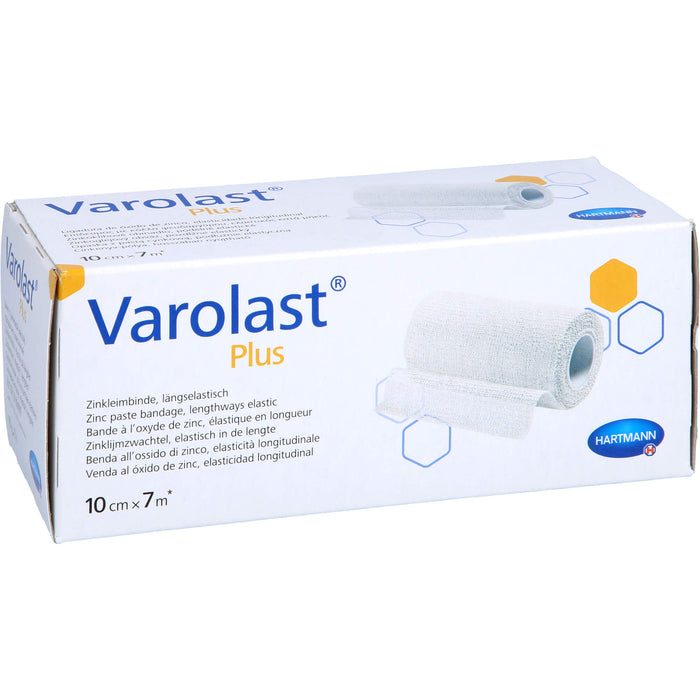 Varolast plus 10cmx7m Zinkleimbinde, 1 St BIN