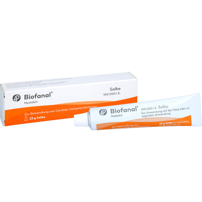 Biofanal 100.00 I.E. Salbe bei Candida-Hefepilzinfektionen, 25 g Salbe
