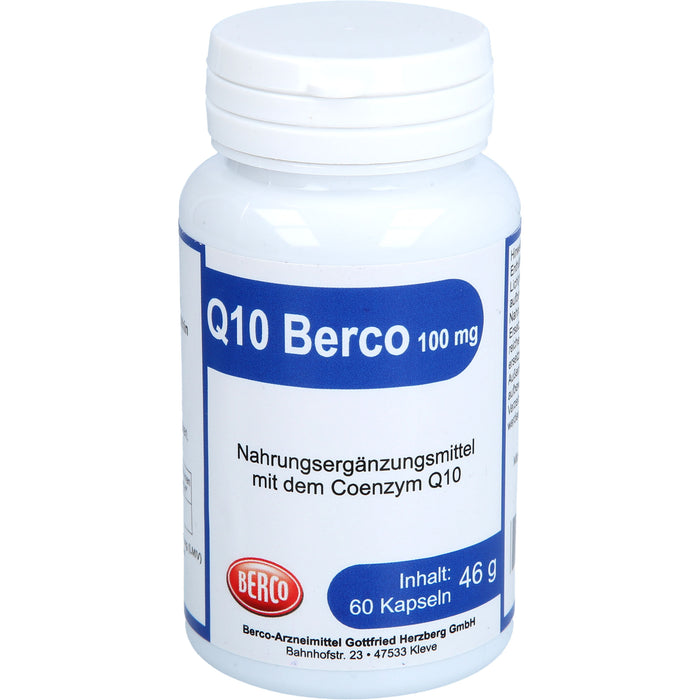 BERCO Q10 100 mg Kapseln, 60 St. Kapseln