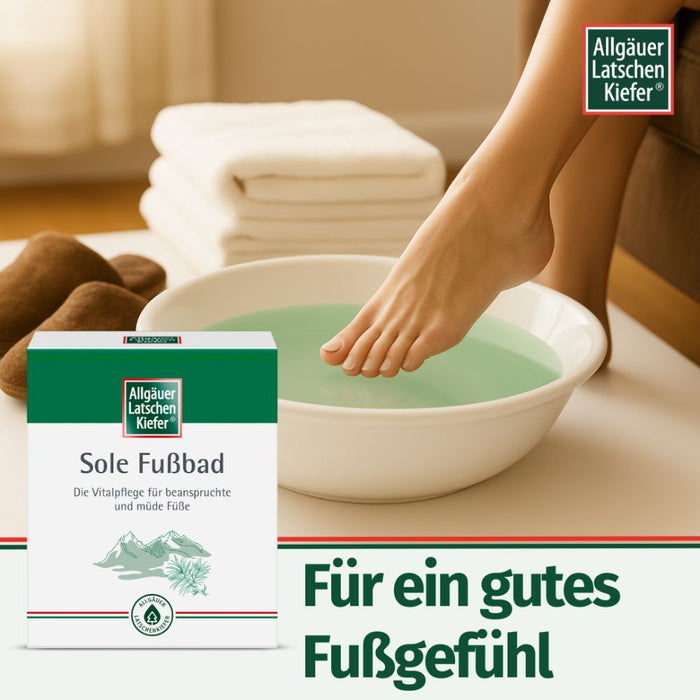 Allgäuer Latschenkiefer Sole Fußbad, 10 St. Beutel
