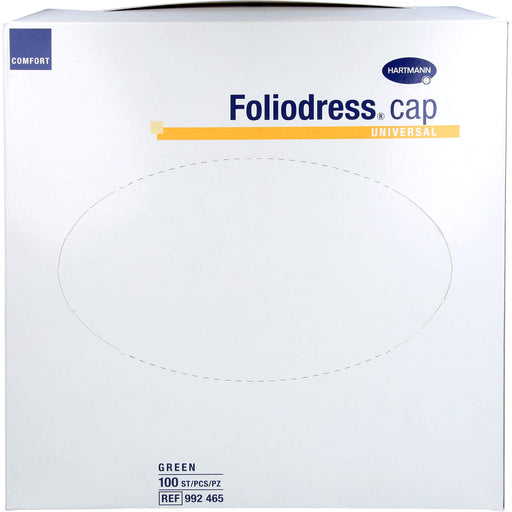 Foliodress cap Comfort Universal grün OP-Hauben, 100 St 