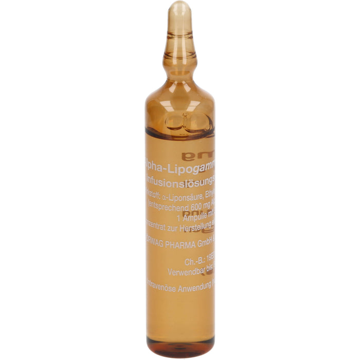 Alpha-Lipogamma 600 mg Infusionslösungskonzentrat, 240 ml Lösung