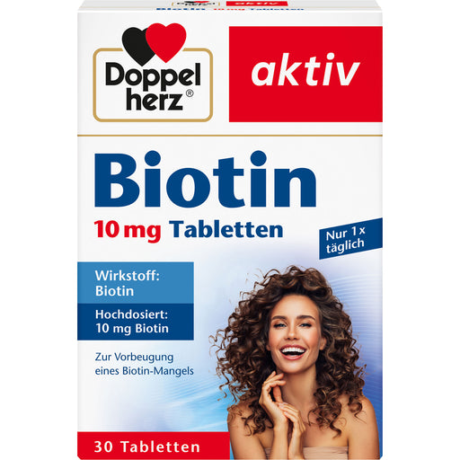 Doppelherz aktiv Biotin 10 mg Tabletten, 30 St. Tabletten
