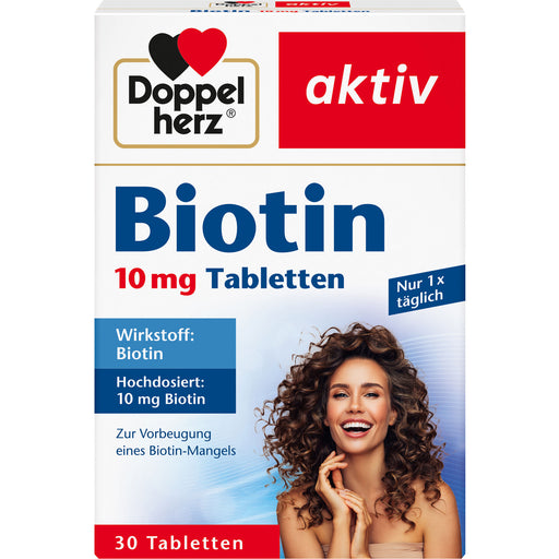 Doppelherz aktiv Biotin 10 mg Tabletten, 30 St. Tabletten