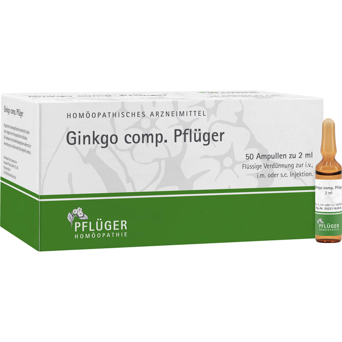 Pflüger Ginkgo comp. flüssige Verdünnung, 50 St. Ampullen