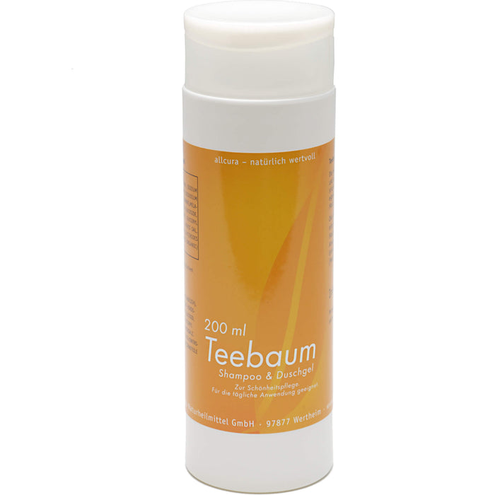 Allcura Teebaum Shampoo + Duschgel, 200 ml Gel