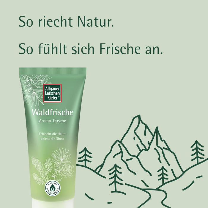 Allgäuer Latschen Kiefer Waldfrische Aroma-Dusche erfrischt die Haut und belebt die Sinne, 200 ml Creme