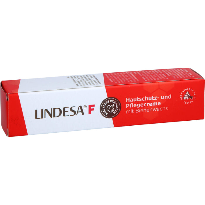 Lindesa F Hautschutz- und Pflegecreme mit Bienenwachs, 50 ml Creme
