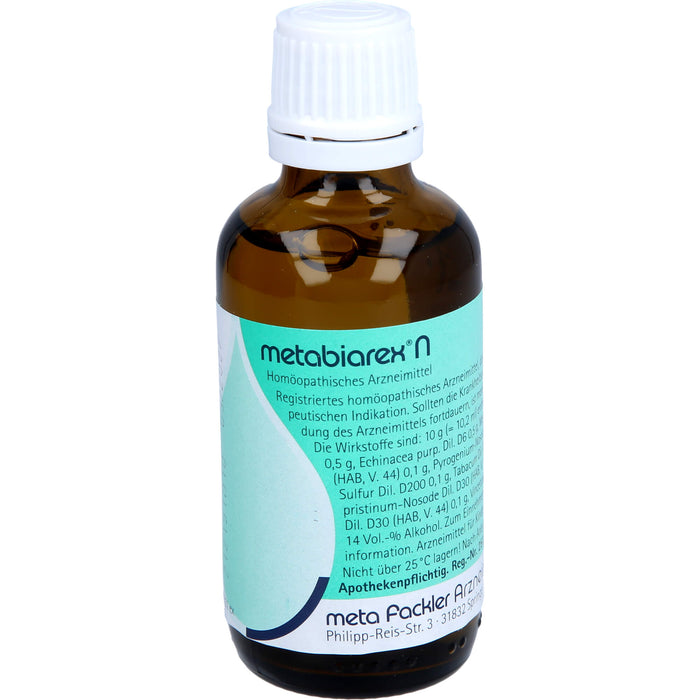 Metabiarex N Mischung bei Erkrankungen der Verdauungsorgane, 50 ml Lösung