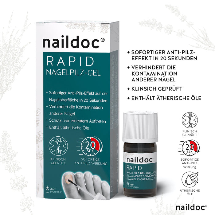 naildoc rapid Nagelpilz Behandlungs-Gel, 5 ml Gel