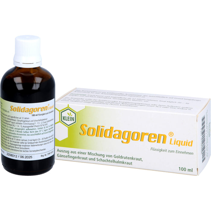 Solidagoren Liquid unterstützend bei leichten Harnwegsbeschwerden, 100 ml Lösung