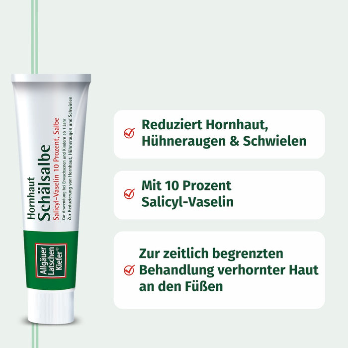 Allgäuer LK Hornhaut Schälsalbe, 50 g Salbe