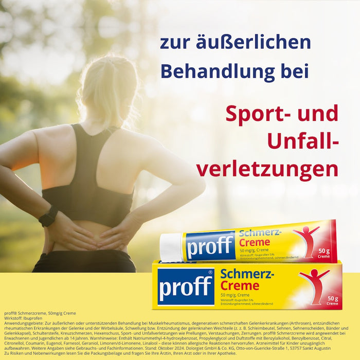 Proff Schmerzcreme, 50 g CRE