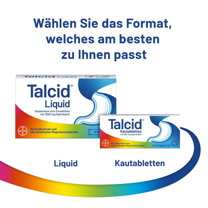 Talcid Kautabletten, 50 St. Tabletten