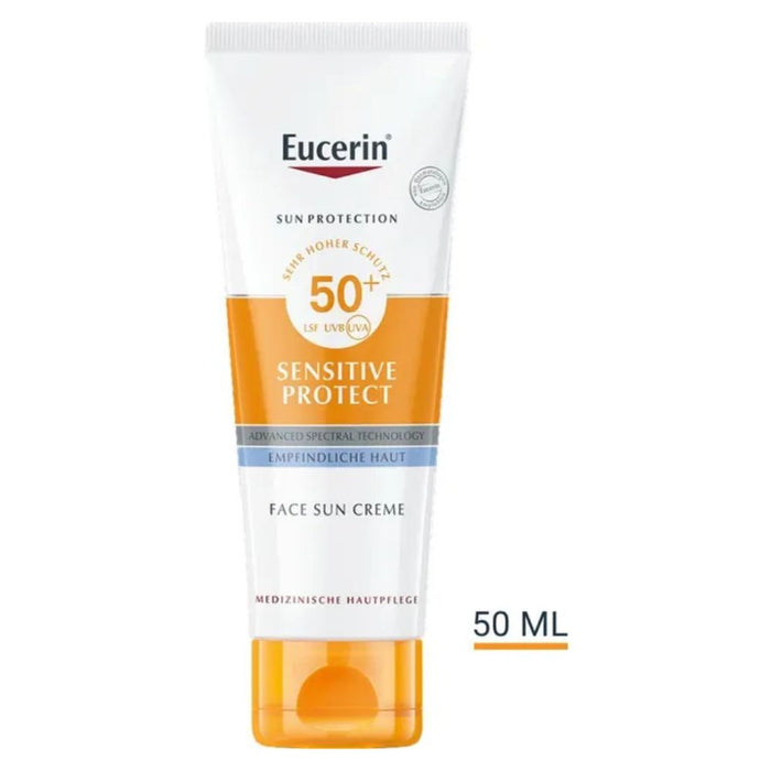 Eucerin Sensitive Protect Face Sun Creme LSF 50+, 50 ml Creme