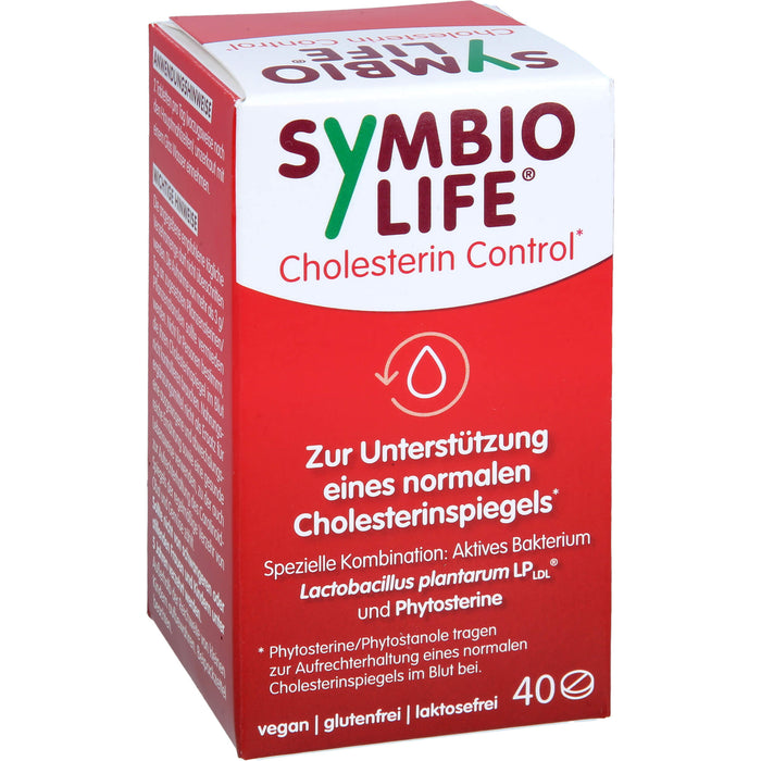 SYMBIOLIFE Cholesterin Control mit Phytosterinen Tabletten, 40 g Tabletten