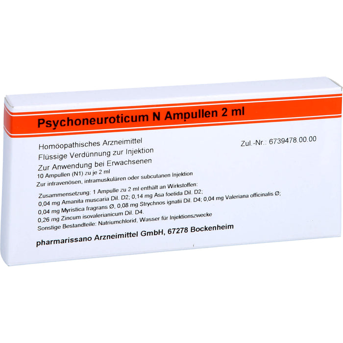 Psychoneuroticum N flüssige Verdünnung, 10 St. Ampullen