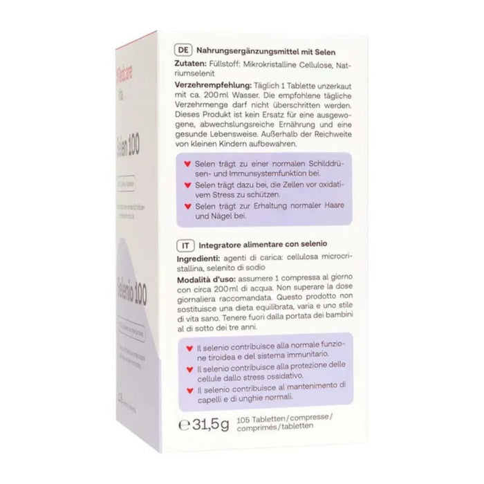 Redcare Selen 100 Tabletten, 105 St. Tabletten