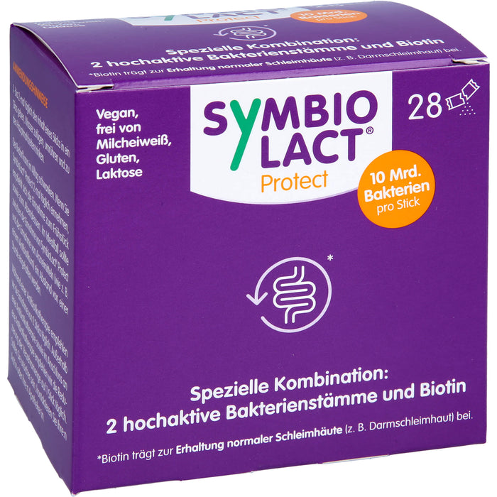 SymbioLact protect zur Erhaltung normaler Schleimhäute, 28 St. Beutel