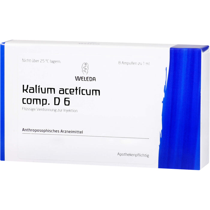 Kalium aceticum comp. D6 WELEDA Amp., 8 St. Ampullen