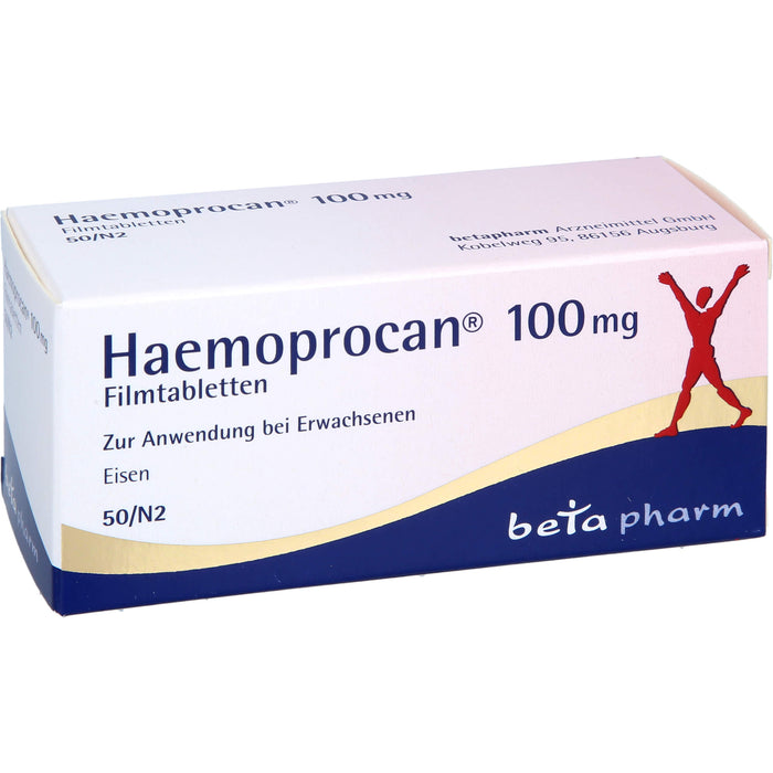 Haemoprocan 100 mg, Filmtabletten, 50 St FTA