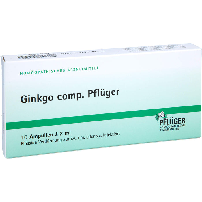 Pflüger Ginkgo comp. flüssige Verdünnung, 10 St. Ampullen