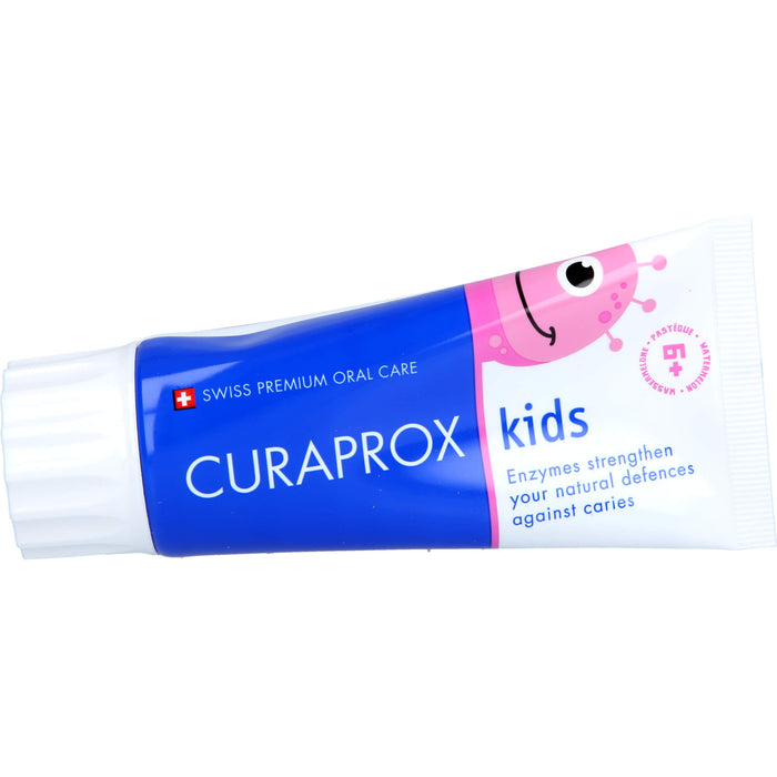 Curaprox Kids Kinderzahncreme mit Wassermelonengeschmack ab 6 Jahre 1450 ppm Fluorid, 60 ml Zahncreme