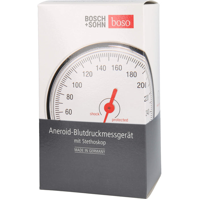 Boso-BS 90 Blutdruckmessgerät mit Manschette und Stethoskop, 1 St. Blutdruckmessgerät