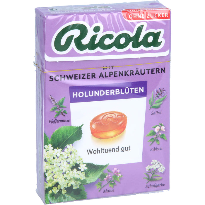 Ricola oZ Box Holunderblüten, 50 g Bonbons