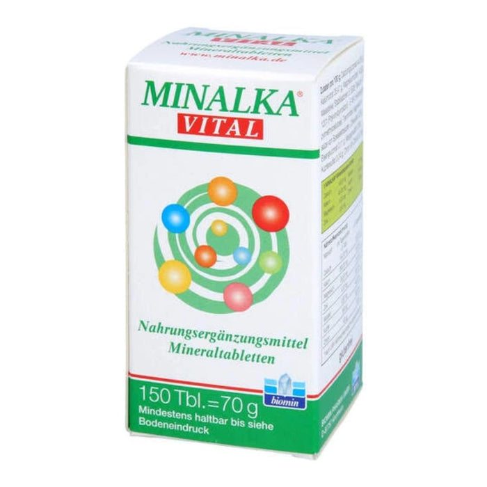 MINALKA vital Mineraltabletten, 150 St. Tabletten