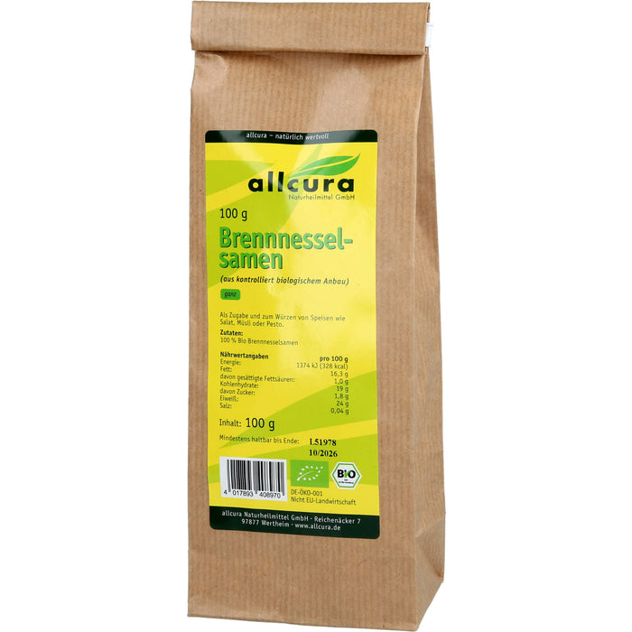 Allcura Brennnesselsamen Bio, 100 g Samen